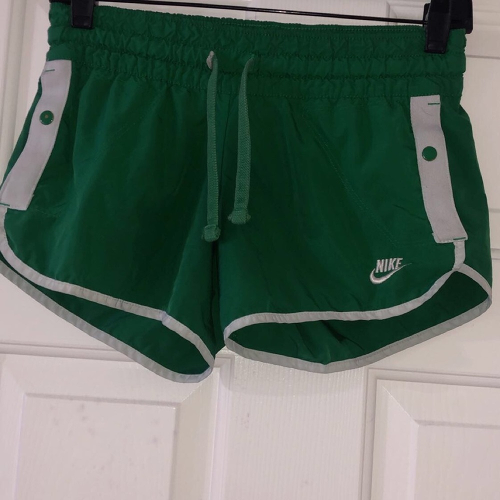 Nike green shorts